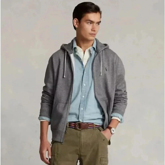 Polo Ralph Lauren Other - Polo Ralph Lauren Fleece Full-Zip Hoodie Size XL